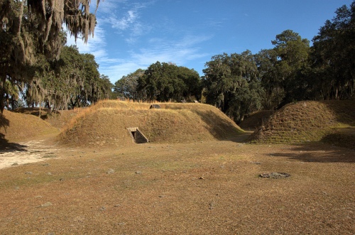 Fort McAllister GA Bryan County Civil War Naval Fortification March to the Sea Earthen Defense Picture Image Photo © Brian Brown Vanishing Coastal Georgia USA 2013